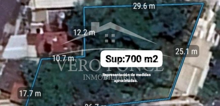 20 de noviembre / 700 m2 / Terreno en Venta (2310-762)