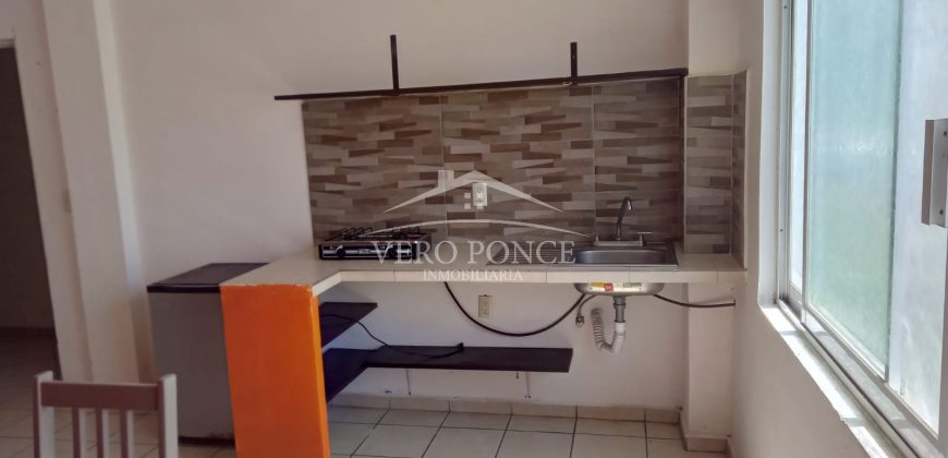 (Rentado) Zona Anáhuac / Departamento Amueblado en Renta (2301-802)