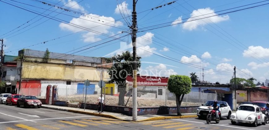 (Rentado) Calle 10 Avenida 5 / 633 m2 / Terreno en Renta (2201-506)