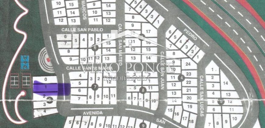 VENTA – TERRENO LOMAS DE LA LLAVE – 2510-034