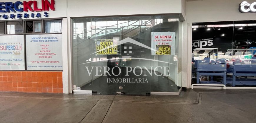 Plaza Cristal / 142 m2 / Local en Renta (2626-345)